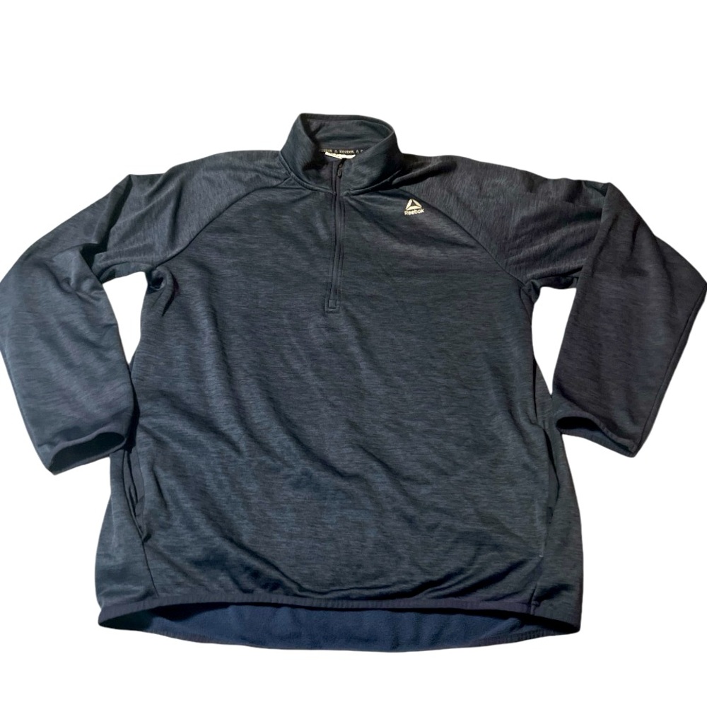 Reebok Men’s Half Zip two pockets sweater size XL